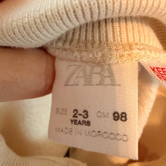Zara Cream Knit Sweater - Picture 5 of 5